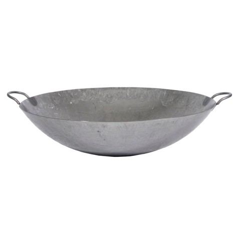 Town Food Service 34718 18 in. Hand Made Cantonese Wok 