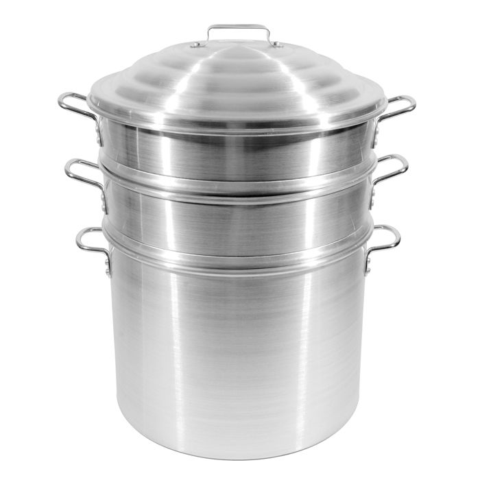 Town Food Service 14" Aluminum Steamer Set