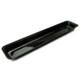 Delfin 6.75 Qt. Black Rectangular Market Bowl