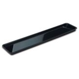 Acrylic Rectangular Display Tray w/ Dummy, Black, 30" x 6.5"