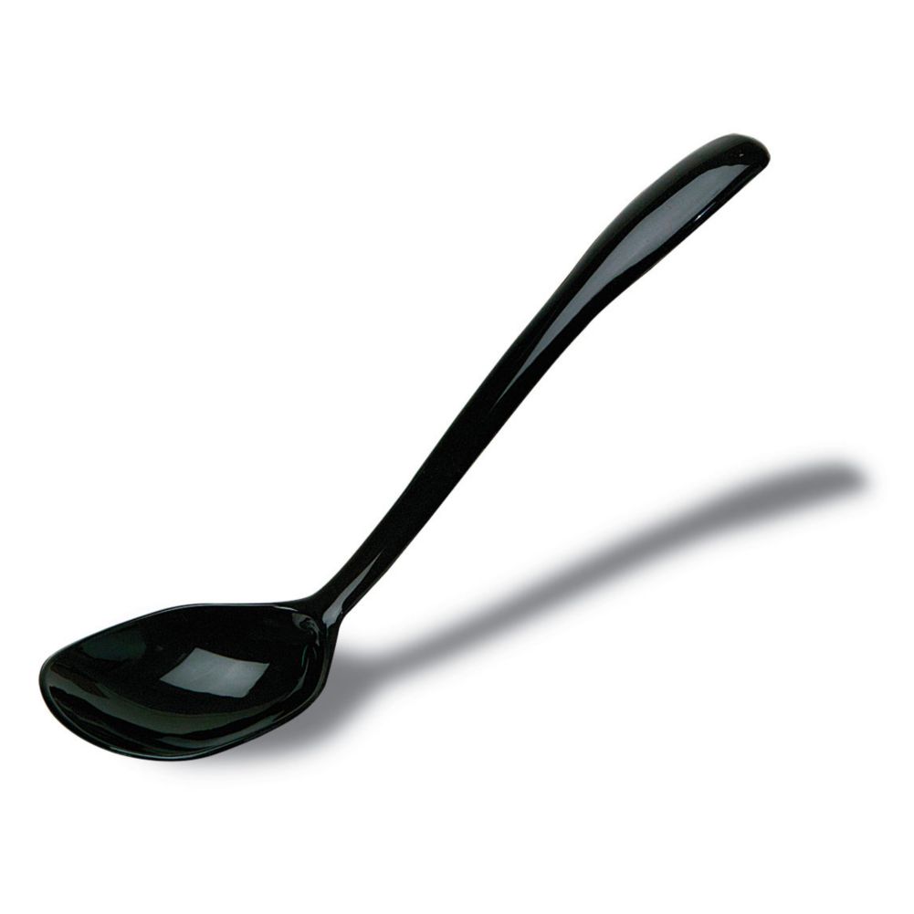 Delfin 3 Oz. Black Serving Spoon