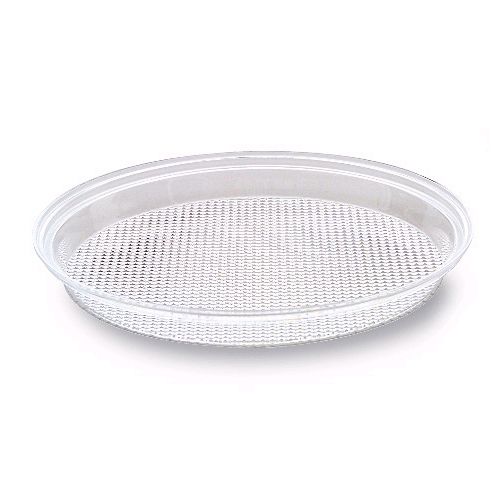 Delfin 13" x 1" Clear Round Prism Tray