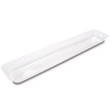 Delfin 6.75 Qt. Clear Rectangular Market Bowl