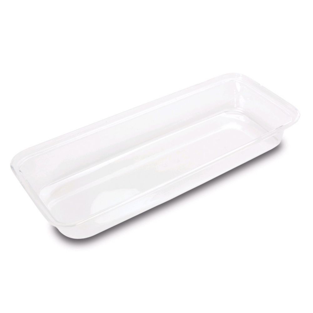 Delfin 2.5 Qt. Clear Rectangular Market Bowl