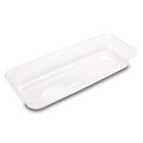Delfin 2.5 Qt. Clear Rectangular Market Bowl