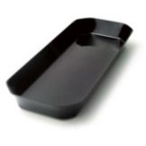 Delfin 4.5 Qt. Black Cut Corner Bowl