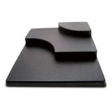Delfin 24" x 30" x 6" Black Left Modular Riser