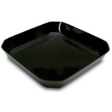Delfin 3.25 Qt. Black Cut Corner Bowl