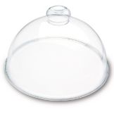 Delfin 13" x 6" Clear Round Dome