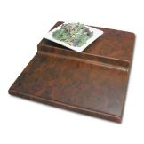 ABS Plastic 2-Tiered Step Riser, Mahogany, 24"x30"x3"