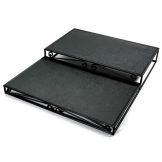 Delfin 24" x 30" x 4" Black Santa Fe Step Up Riser