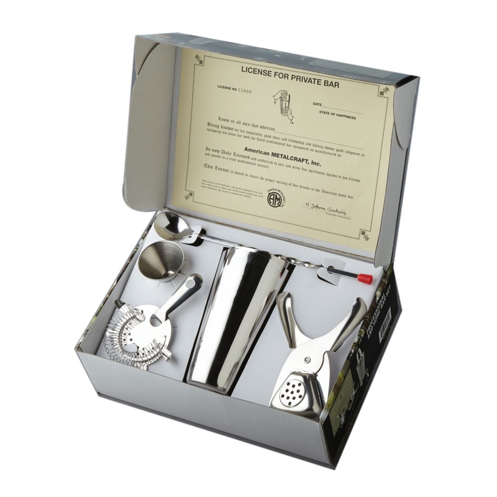 American Metalcraft Professional & Home S/S Bar Set