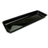 Delfin 3.25 Qt. Black Rectangular Market Bowl