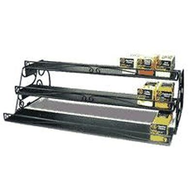 Delfin 24" x 24" Black Santa Fe Deli Shelf Organizer