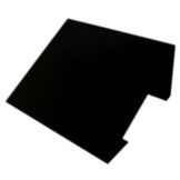Deli Riser w/ Rubber Feet, Anodized Black Aluminum, 7 x 5 x 3"