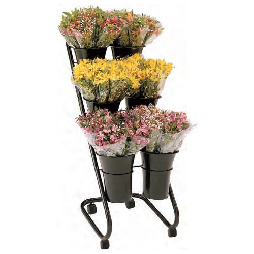 FMS Bouquet Bucket Display, 28-1/2" x 17" x 43"