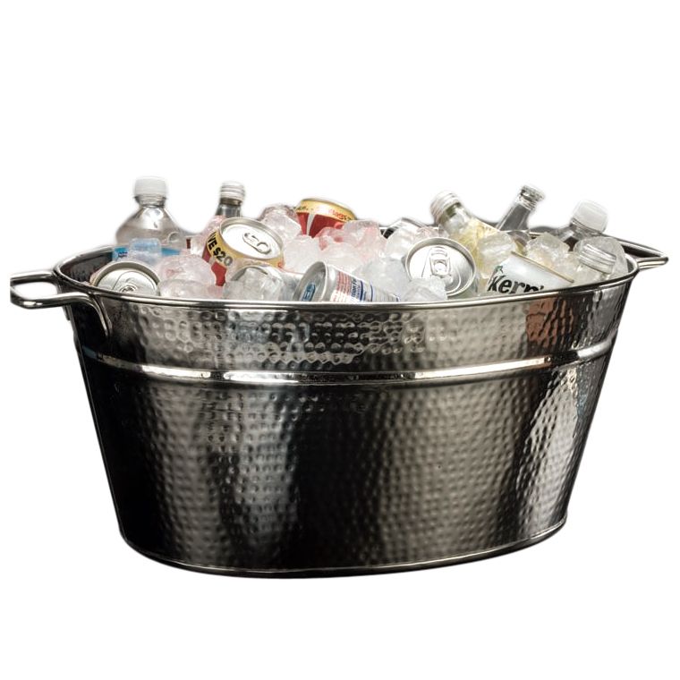 American Metalcraft Hammered S/S Party Tub