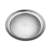 American Metalcraft 18" Round Hammered S/S Platter