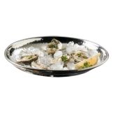 American Metalcraft 13-1/2" Round Hammered S/S Platter