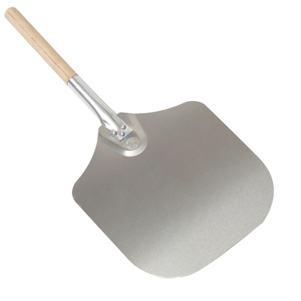American Metalcraft Medium Blade 26" Pizza Peel w/ Wood Handle