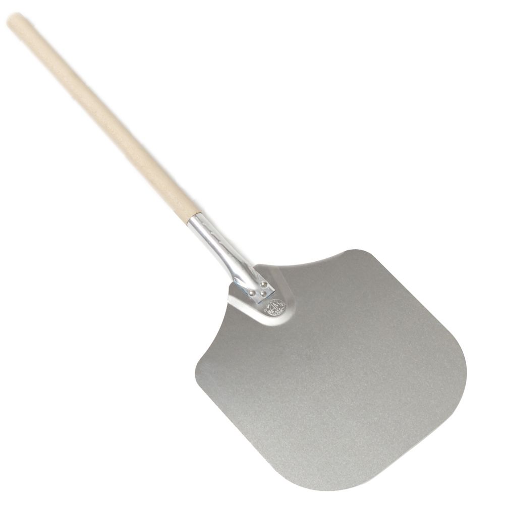 American Metalcraft Medium Blade 35" Pizza Peel w/ Wood Handle