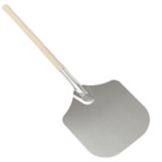 American Metalcraft Medium Blade 35" Pizza Peel w/ Wood Handle