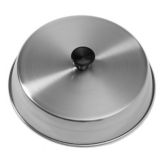 American Metalcraft S/S 9-1/4" Round Basting Cover w/ Knob