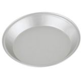 Wear-Ever Anodized Natural Finish Aluminum Pie Pan, 9" Diam x 1-1/4" H