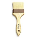 Browne Foodservice Flat 3" Boar Bristle Pastry Brush w/ S/S Band