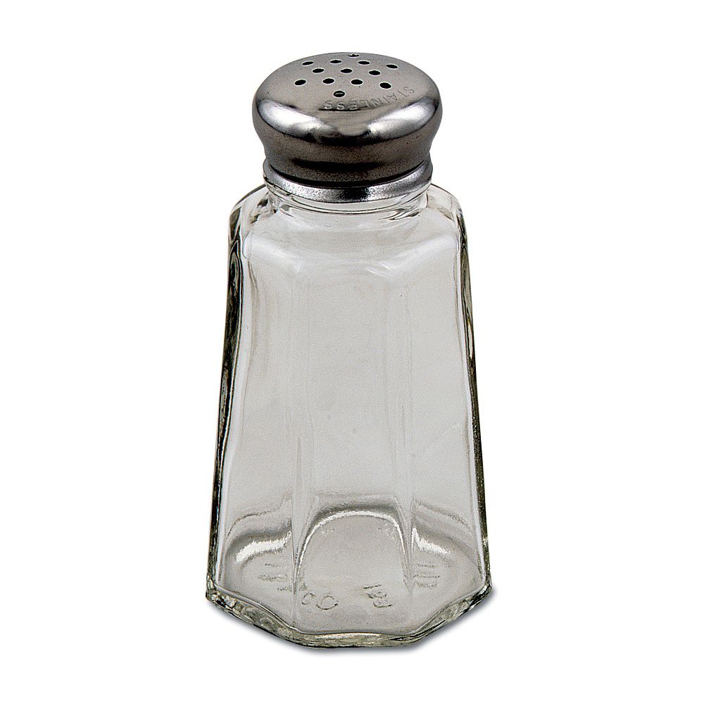 Browne 2 oz Salt and Pepper Shakers w/ Mushroom Shaped Tops