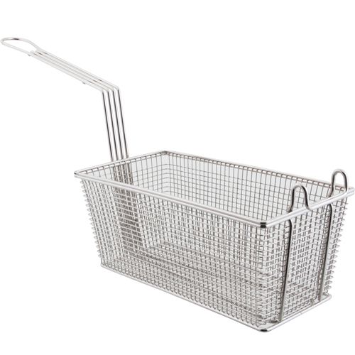 FMP 13" Fry Basket w/ Twin Front Hook for Garland / Wolf Fryers