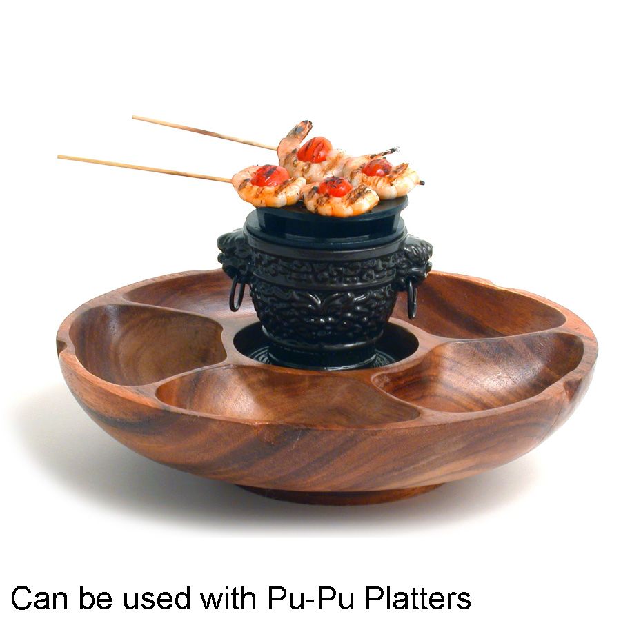 Town Food Service 3.5"x4.75" Black Hibachi