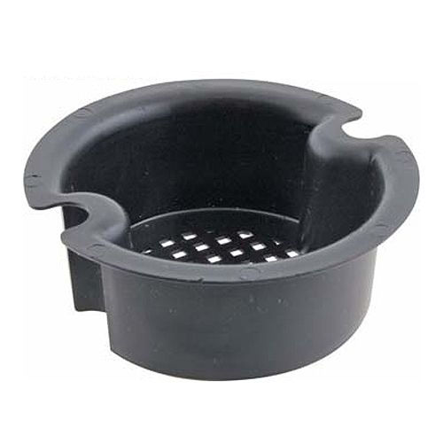 Plastic Floor Drain Strainer w/ Deep Lip, 3-1/2" Diam.