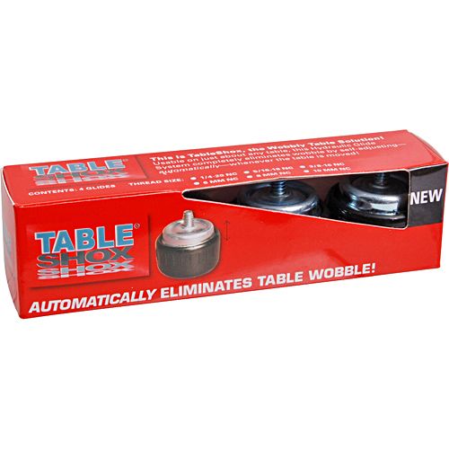 Table Shox 121-1147 1/4-20 Thread Self-Adjusting Table Glide - 4 / PK