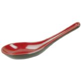Red & Black 6" Spoon