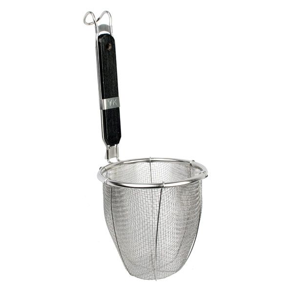 S/S 6" Noodle Skimmer w/ Wooden Handle