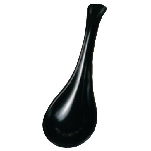 Black 6" Chinese Soup Spoon
