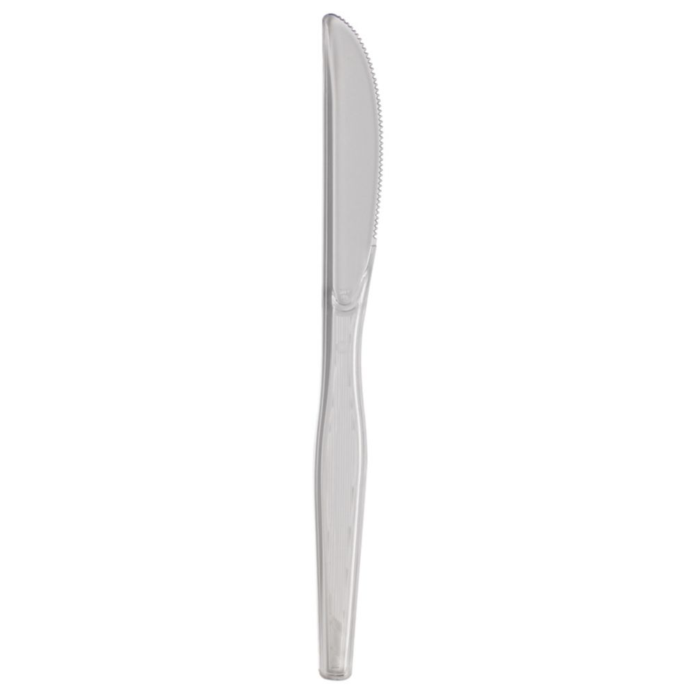 Georgia Pacific Dixie&reg; Clear Heavy Weight Plastic Knife