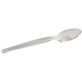 Georgia Pacific Dixie&reg; Full Size Heavy Duty Clear Plastic Teaspoon