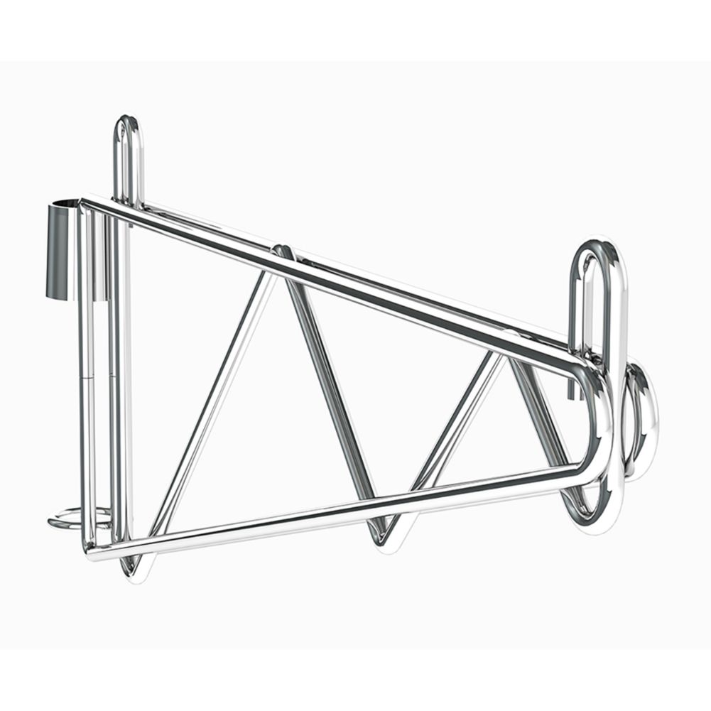 Metro&reg; Super Erecta&reg; Post Mount 18" Chrome Shelf Support