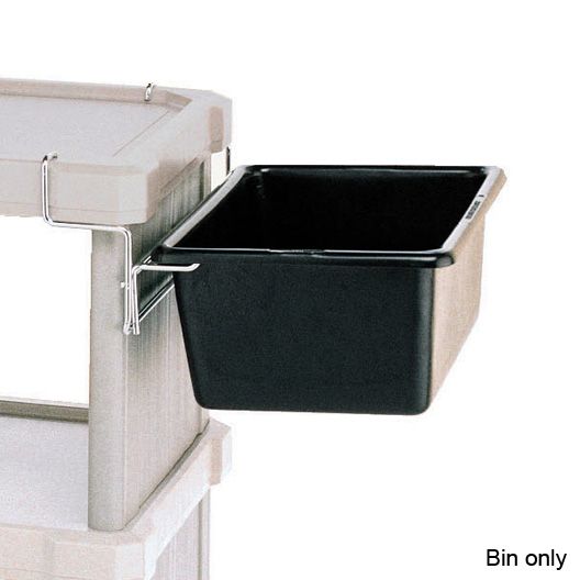 Metro&reg; Black Silverware Bin f/ BC Series Utility Carts