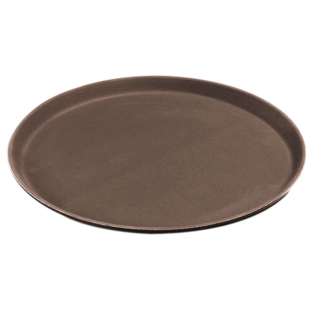 Carlisle Round Griplite&reg; Tray, Tan, 11"