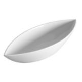 Gourmet Display&reg; 1 Qt. White Melamine Canoe Bowl