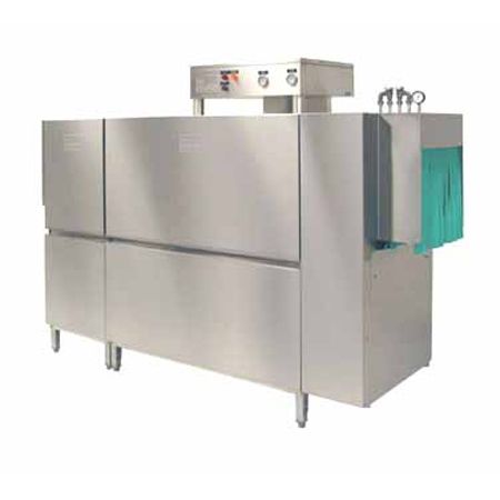 Meiko Double Tank Sanitizing Steam Heat Rack Conveyor Dishwasher