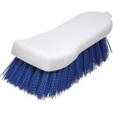 Polyester Hand Scrub Brush, Blue, 6"
