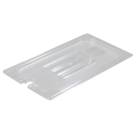 Handled And Notched 1/3 Size Food Pan, Clear