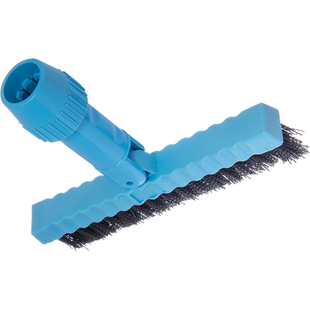 Carlisle Pivoting Tile / Grout Brush Head, Black, 7-1/2"