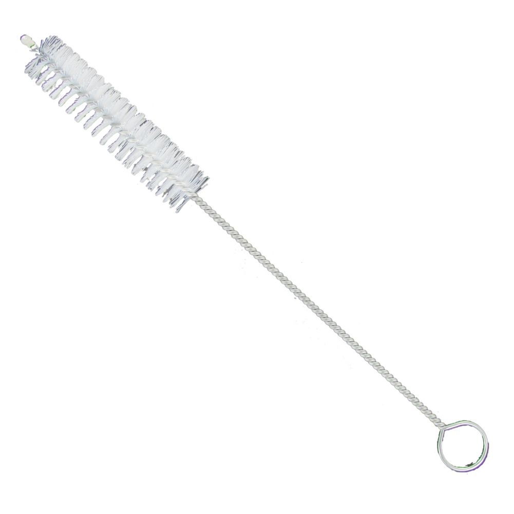 Polyester Pipe Brush, White, 12"