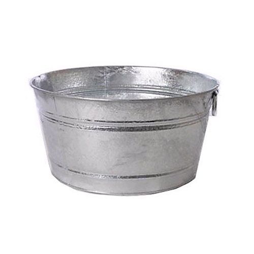 Textured Round 7.67 gal Tub, Rust Color