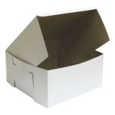Honeymoon Paper Plain White 12" x 12" Pastry Box